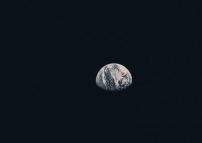 From the private collection of Donald Lokuta:   Apollo 11 “Earth During Translunar Coast Using 250mm Lens”  – NASA AS11­36­5401