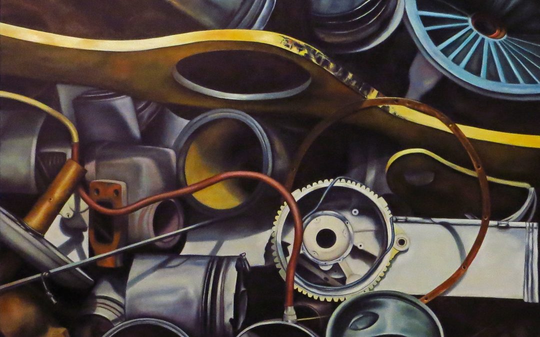 Truck Parts Heaven – oil on canvas 30″ x 40″
