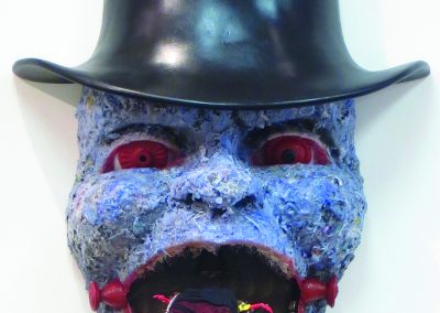 Suprina “Tipping Point- 4th Stage of Capitalism” mixed media sculpture, $6,500.00