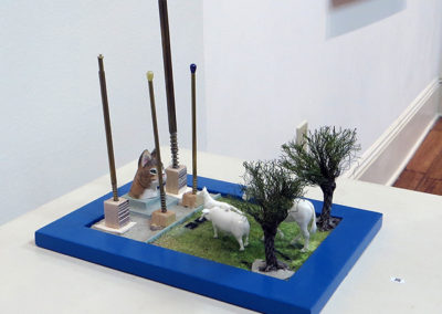 Peter Arakawa  “Animal Heaven” mixed media sculpture,  $150.00
