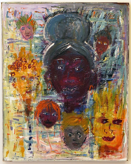 Rita Herzfeld  – “Different Doos” acrylic on canvas