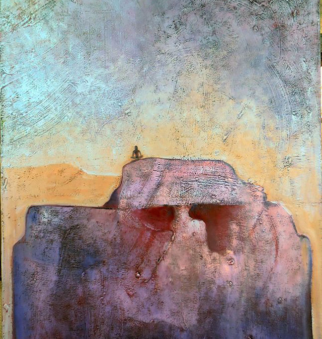 The Mountain of the Wise – oil on canvas – $1,000.00