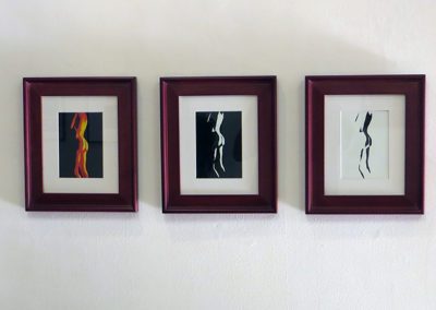 Job Kunkel “Fireside” photograph triptych