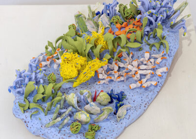 Naomi Nierenberg “Under The Sea” colored porcelain, $200.00