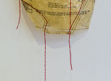 Christy O’Connor “Carried Trauma III” mixed media sculpture, $175.00