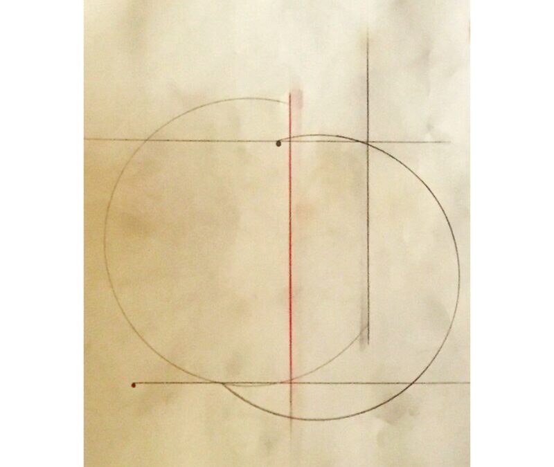 Patricia A. Bender “Untitled , Whit-a-gram 050222, graphite and colored pencil on candle smoked paper, NFS