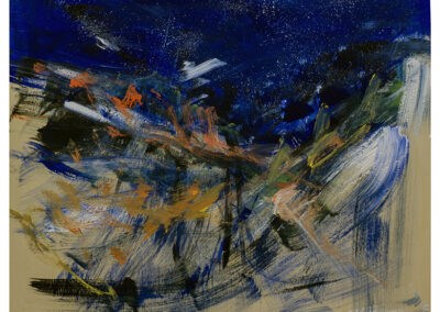 Rita Herzfeld  “Sand and Stars” acrylic on panel, 20” x 20”, 2023, $400.00