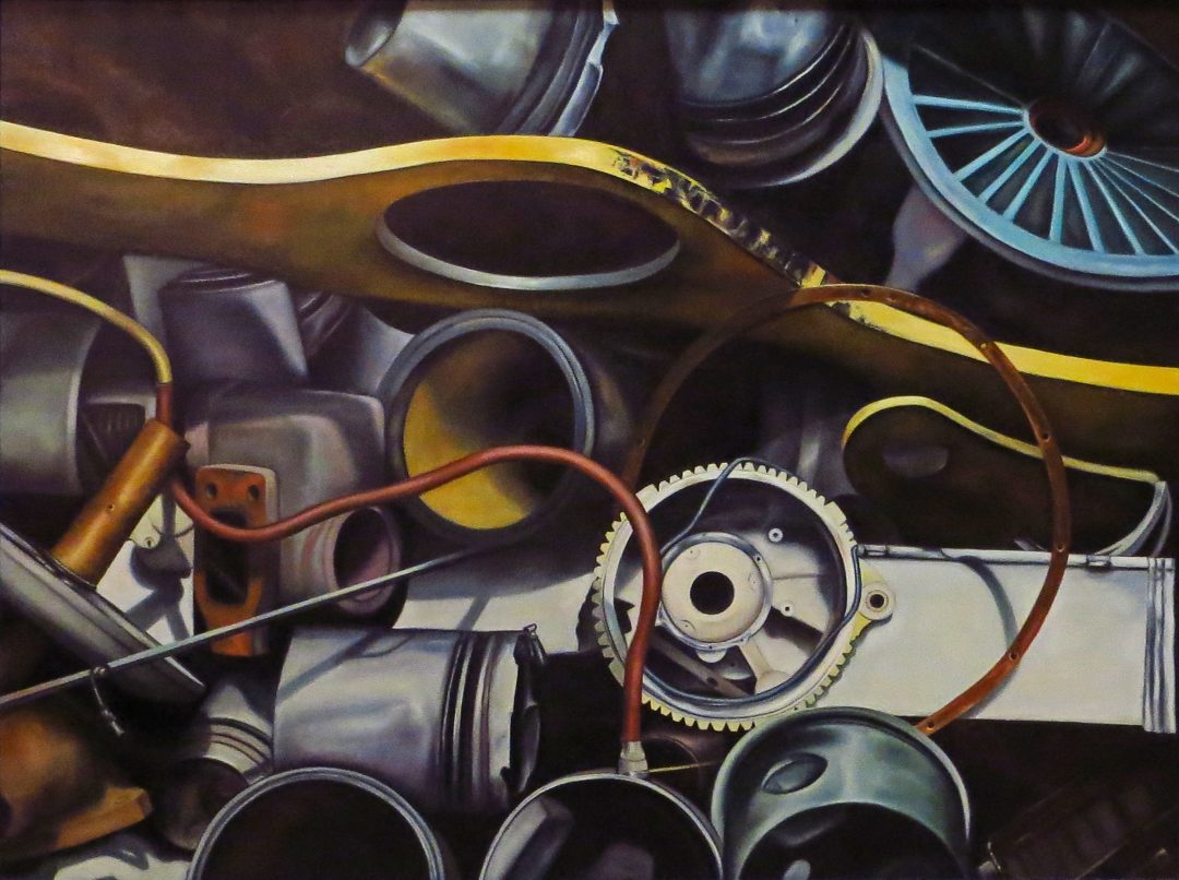 Truck Parts Heaven – oil on canvas 30″ x 40″