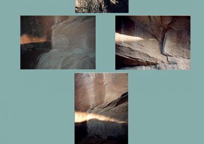 Ruth Jansyn – “Solstice Marker at Chaco Canyon” digital montage