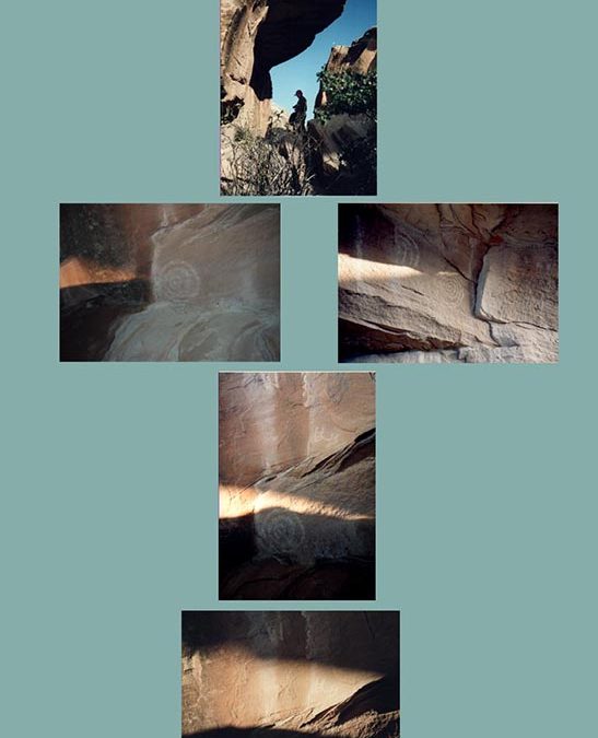 Ruth Jansyn – “Solstice Marker at Chaco Canyon” digital montage