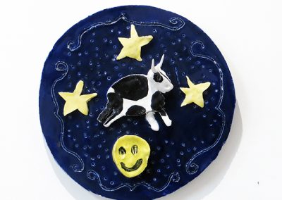 Shanna Cole – “The Cow Jumped over the Moon”, ceramic