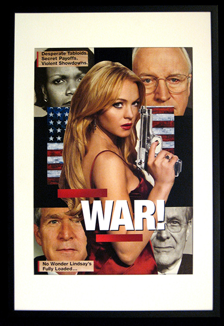 Luis Alves Collage  “War” hand made collage, $650.00