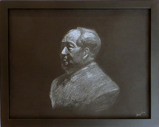 Natalya Tali Margolin   “Mao Tse-tung” pencil on paper,  $400.00