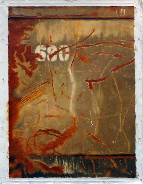 John Folchi “Dumpster section “#12”  oil on canvas