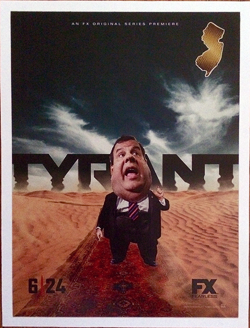 Luis Alves Collage  “Tyrant”  hand made collage,  $275.00
