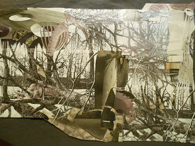 Kelly Clark  “Knox”  collage