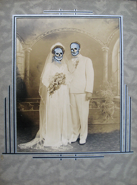 Skull Bride and Groom-1
