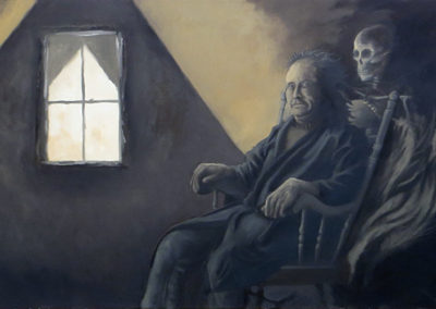 Steven Ullmer  “The Dark Room” oil on canvas, $1,500.00