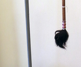 Peter Arakawa  – “Hairbrush” mixed media sculpture