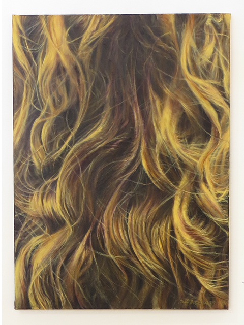 Neil Besignano  –  “Sarah’s Hair” oil on canvas