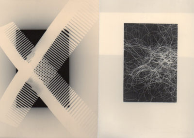 Patricia A. Bender  – “Tangles” unique oxidized gelatin silver photograms