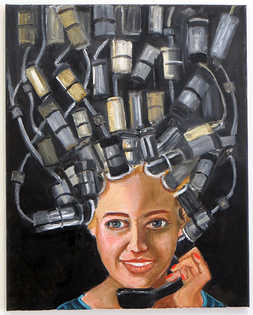 Michele Guttenberg  – “What Price Beauty?” oil on canvas