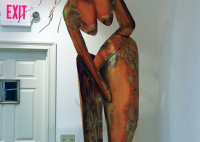 Ellen Rebarber   “I Am Woman” Copper sculpture