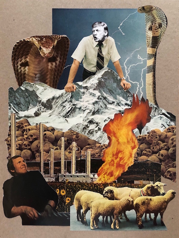 Brad Terhune “I Alone Can Fix It” collage