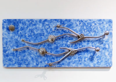 Fred Cole   “Searching for Summer”  recycled mixed media sculpture