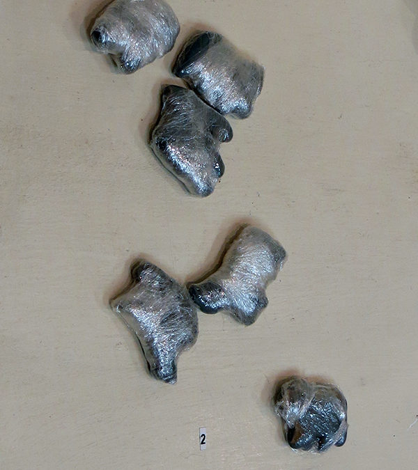 “Animal Crackers” animal crackers painted gray wrapped in plastic, 1.5” x 1” each $80.00