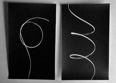 Patricia Bender “Shadow Drawing #1” unique gelatin silver photograms