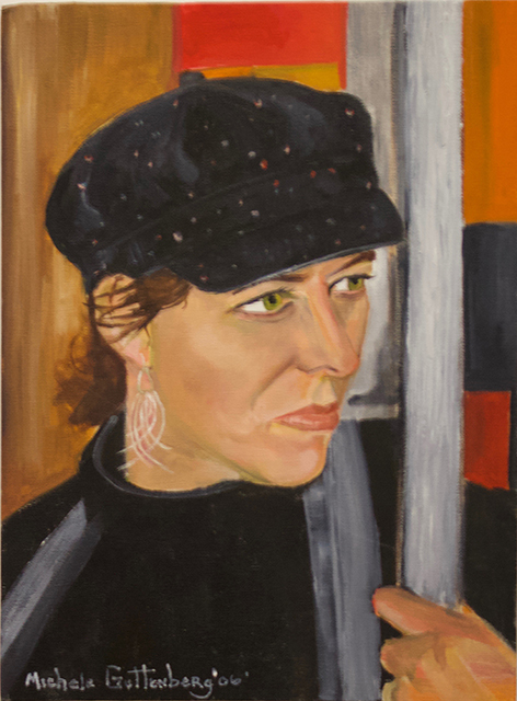 Michele Guttenberg “Pam in San Francisco”  oil on canvas