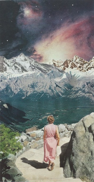 Eric Toscano “Untitled (Journey)” collage $150.00