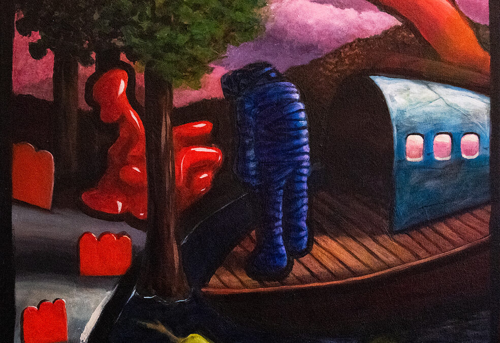 “Missing The Candy” – 28″ x 28″ unframed – acrylic on canvas – $425.00
